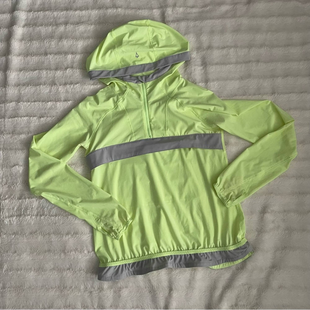 Ivivva 1/2 Zip Hooded Warm Up Jacket Size 14
